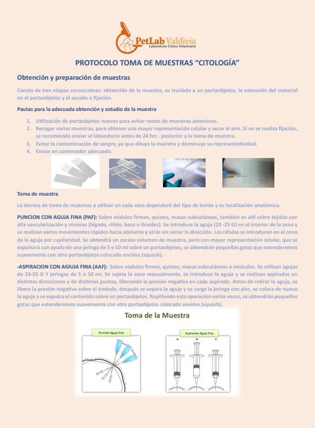 Toma muestras Citologia