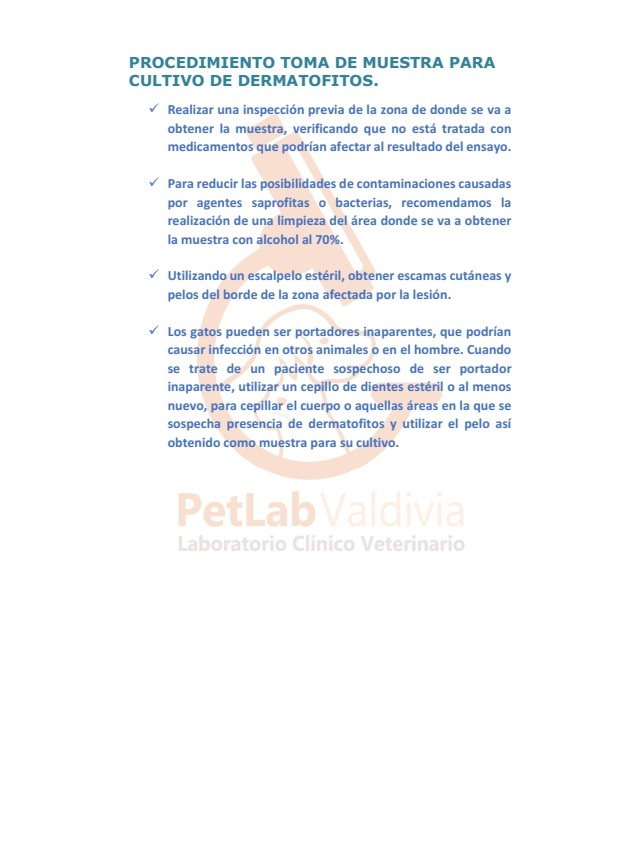 Toma muestras Dermatofitos